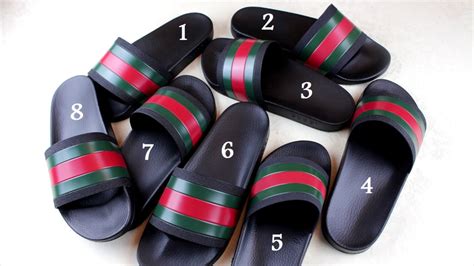 gucci ny slides|fake Gucci slides.